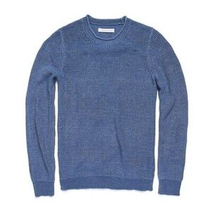 Outerknown Water-Less Sweater, Waterless Blue / XL